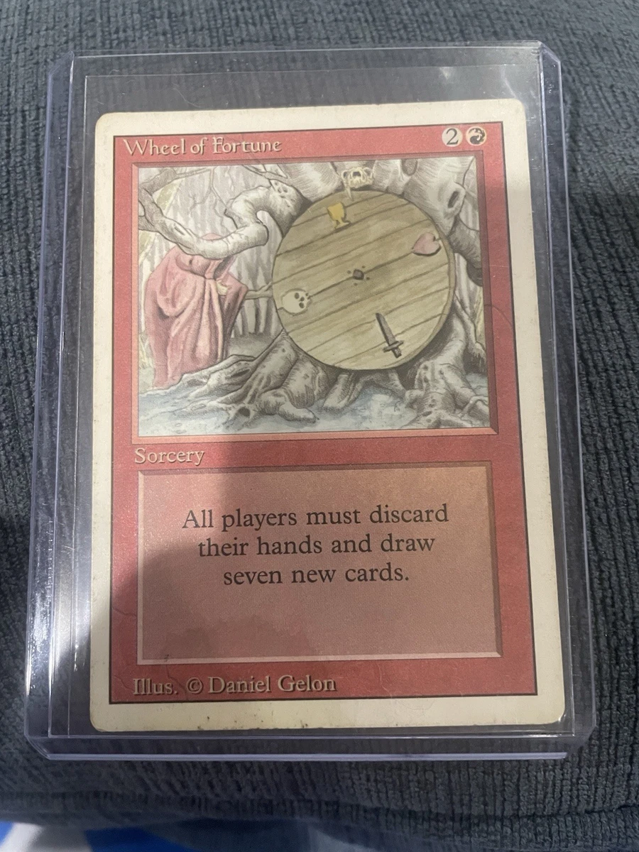 Wheel Of Fortune In Individual Magic: The Gathering Cards for sale