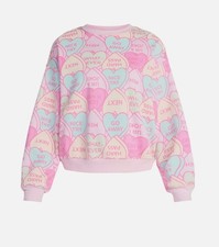 New Valentine's Day Hearts Pink Sweethearts Women  s Sweatshirt Sz Small