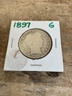 1897 Barber Half Dollar 50c Coin