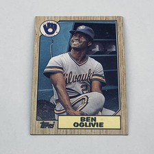 1987 Topps - Ben Oglivie #586 Milwaukee  Brewers