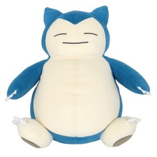 Pokemon Mochi Fluffy Cushion Snorlax Stuffed toy 35cm Pocket Monster Plush Doll