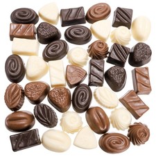 Cididu 40 Pcs Fake Chocolate, Faux Candy 1.6 inches, Black, White, Brown