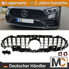 Panamericana Frontgrill vorne Schwarz passt f&uuml;r Mercedes CLS C257 auch Kamera
