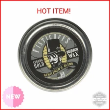 Fisticuffs Strong Hold Mustache Wax Gentlemen's Blend 1 OZ. Tin