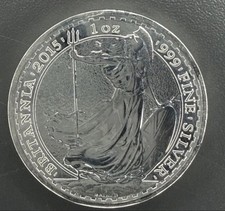 Royal Mint Britannia 2015 1 oz fine .999 Silver Ram Privy Extremely Rare