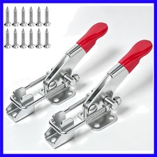 Durable 2 Pack Toggle Latch  400Lbs Capacity, Adjustable Stainless Steel Design