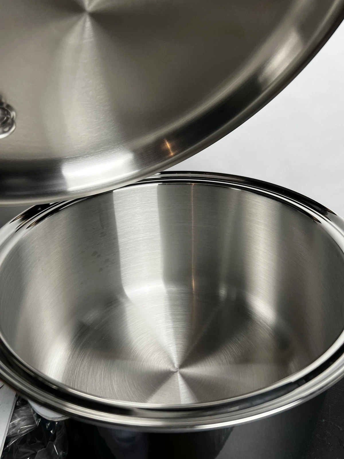 Saladmaster 316ti 10Qt (15.1L) Stock Pot / Roaster Pan with Lid Cover EUC