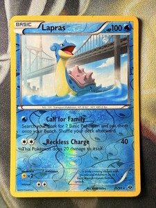 *VINTAGE* Pokemon TCG Lapras 25/99 Black & White Next Destinies Reverse Rare