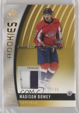 2017 SP Game Used Gold Spectrum Premium Materials 17/49 Madison Bowey #153 01ks