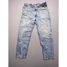 Levi's 550 Relaxed Fit Jeans Mens 36x32 Light Wash Cotton USA Vintage Good