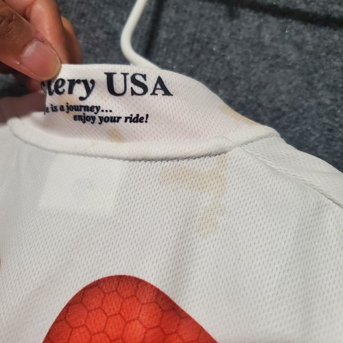 Maillot cycliste Pactimo adulte grand orange blanc Subaru casino équipe médicale motard - Photo 11/12