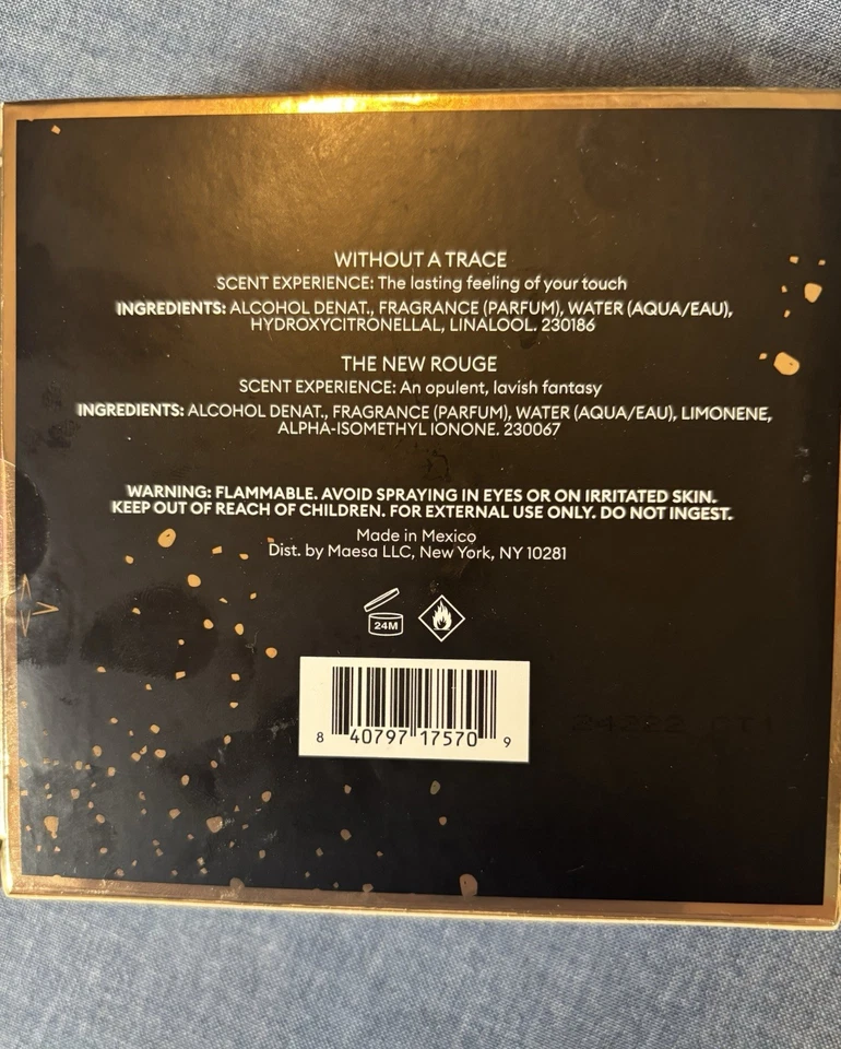Finery Mini EDP Dúo Sin Rastro/el Nuevo Juego de Regalo Rouge 0.25 fl oz Cada uno Foto 2 de 2