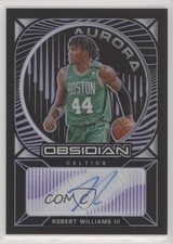 2020-21 Obsidian Aurora Electric Etch Purple 27/35 Robert Williams III Auto 10qe
