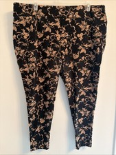 Lot 2 Leggings Terra  Sky 4x 28w-30w Women  s Multi Colored Patterned