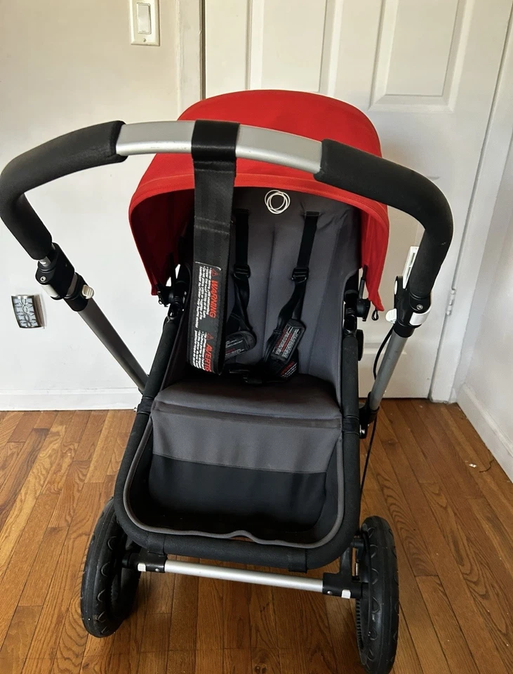 Bugaboo Cameleon 3 Red Travel System Single Seat Stroller - Image 2 of 3