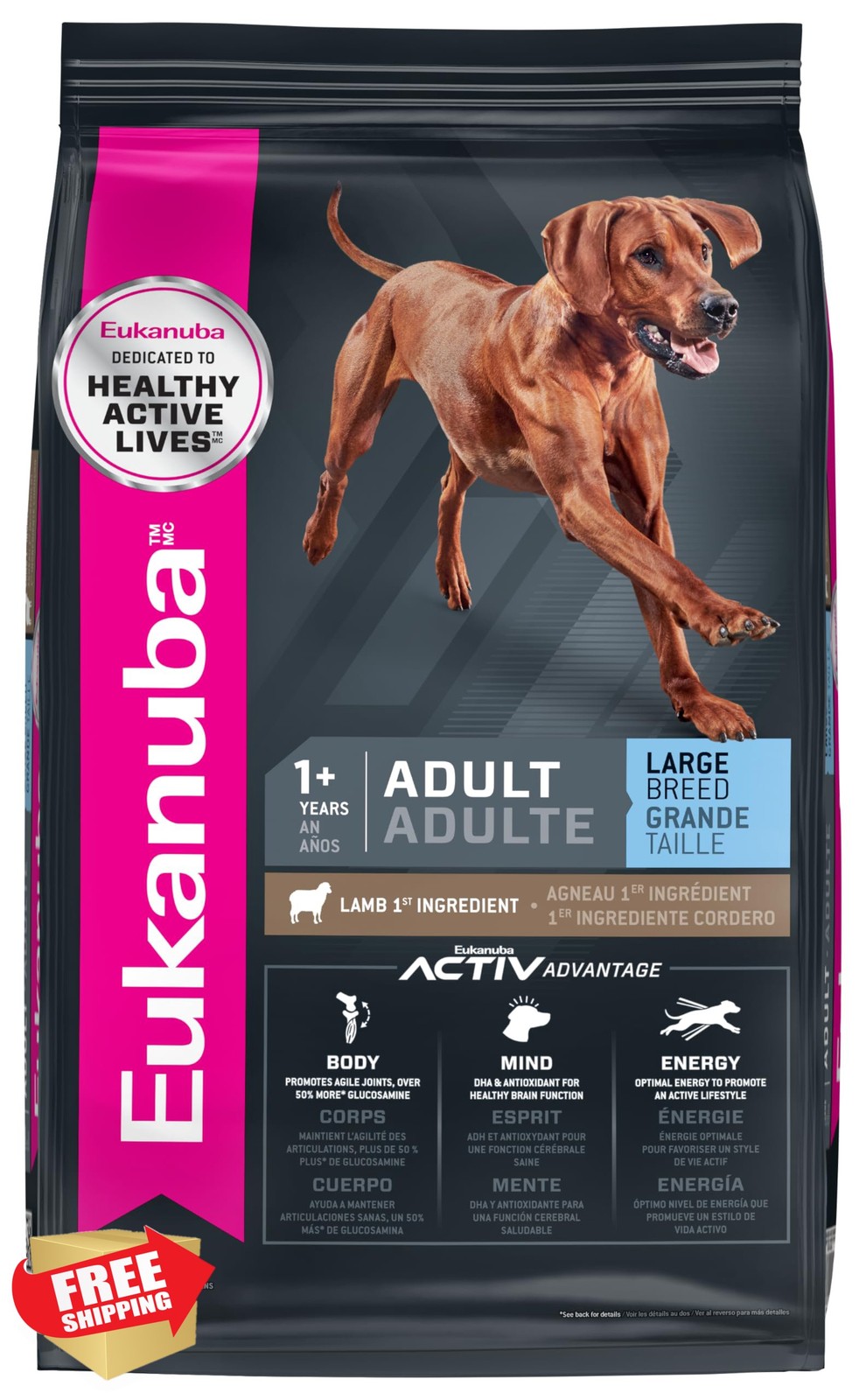 Eukanuba Adult Large Breed Lamb 1st Ingredient Dry Dog Food,