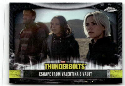 Topps Marvel Studios Chrome 2025 T-19 Escape from Valentina's Vault Thunderbolts