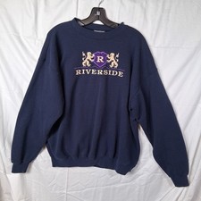 Vtg Made In USA Class Act Riverside Sweater Mens Size L XL