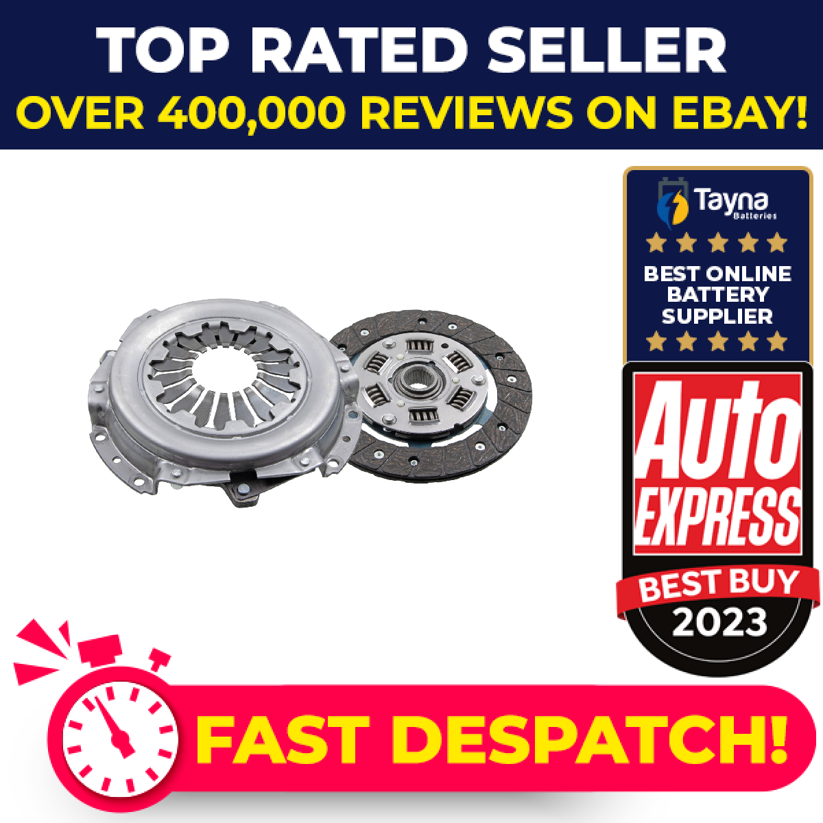 Clutch Kit 2 piece (Cover+Plate) fits RENAULT MODUS 1.2 2004 on 183mm Blue Print