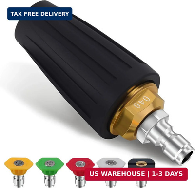 #ad Weslymoo Pressure Washer Spray Nozzle Power Washer Tips 4000 PSI Max Rotating w $22.11