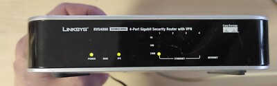 Cisco Linksys RVS4000 V2 Gigabit VPN Router Firewall 4 Port LAN Business