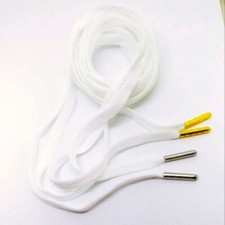 Jordan Replacement Laces Mismatched Metal Tips White Mens 63 in