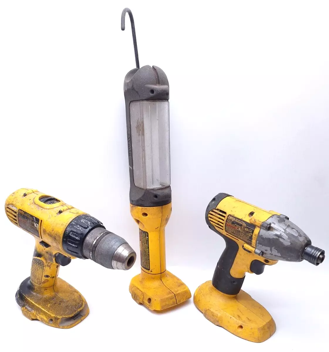 Dewalt DW056 Impact Driver Drill DC527 Flashlight DW959 Drill