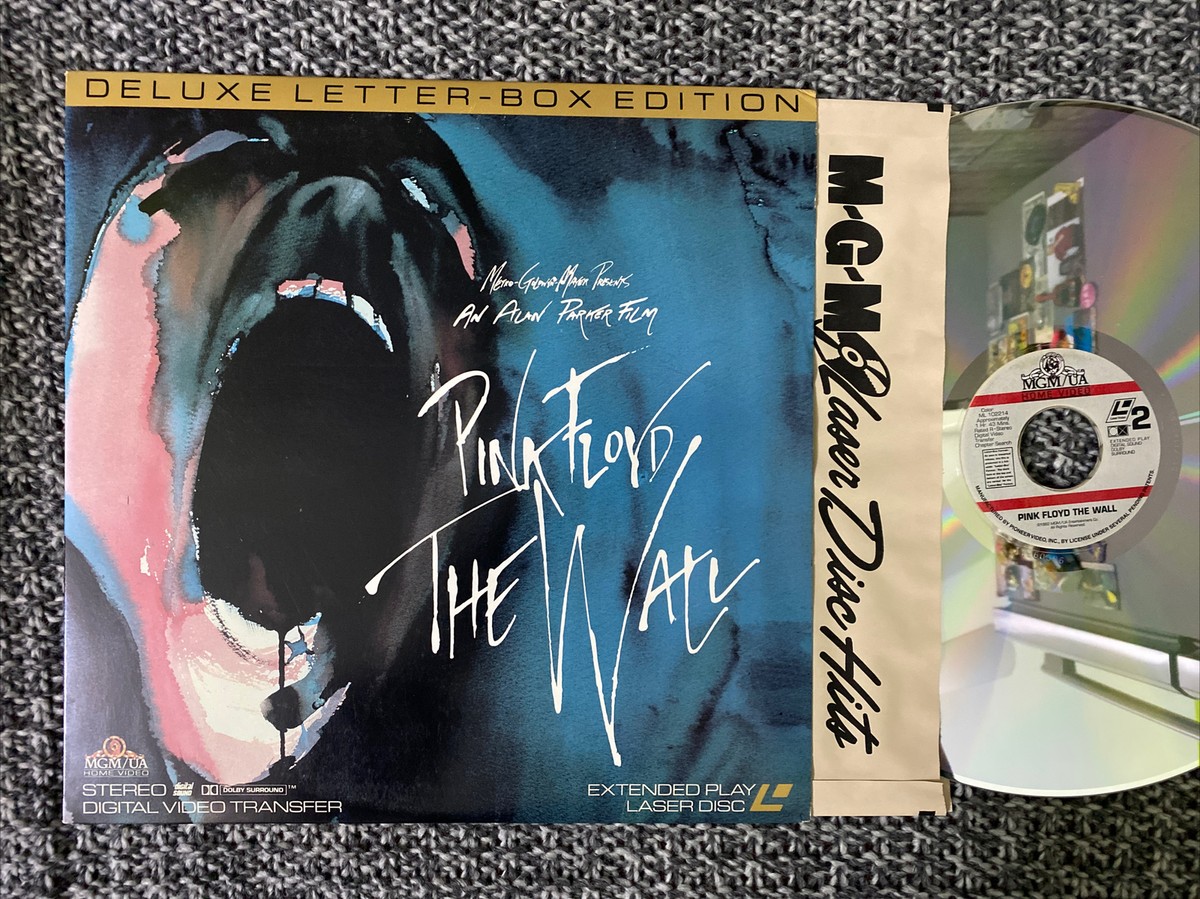 Pink Floyd Laser Disc The Wall 1991 N. M Deluxe Letter-box