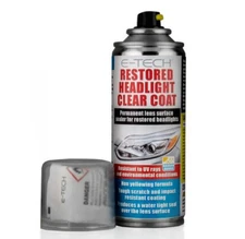 E-TECH Restored Headlight Headlamp Protect Clear Coat Lacquer Spray Sealer 200ml
