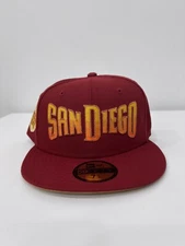 San Diego Padres New Era MLB Petco Park Patch Fitted Cap Hat Size 7 1/4