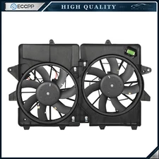 Electric Radiator Condenser Fan Assembly For 05 2006 2007 2008-2012 Ford Escape