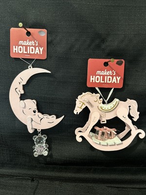 Two Ornaments By Makers Holiday!! 2018