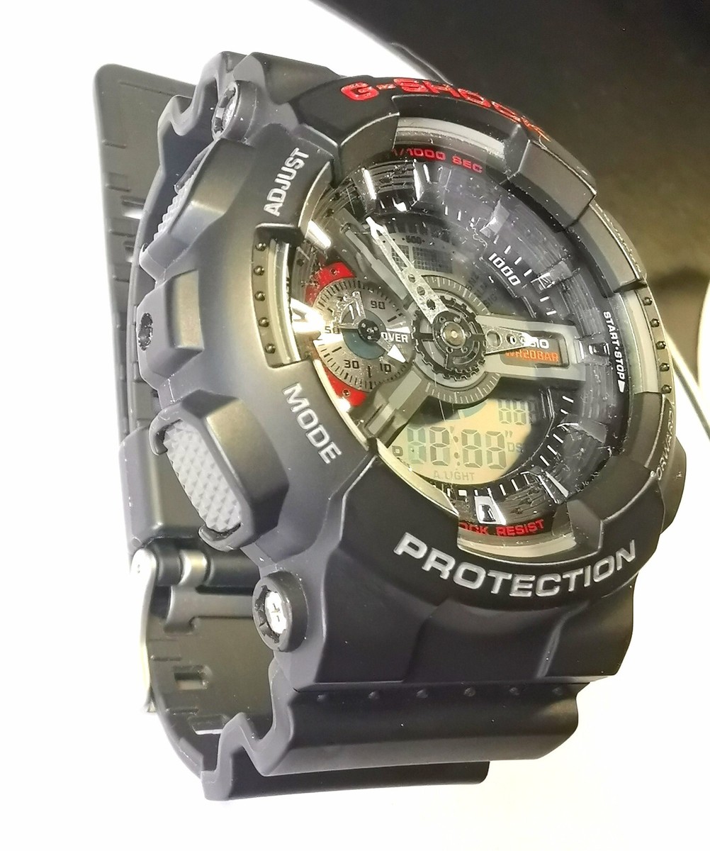 CASIO G-SHOCK GA-110-1AJF Black Analog & Digital Men's Watch Japan
