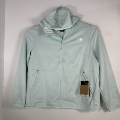 The North Face W Plus Canyonlands Hoodie Light Sky Blue 2X Fleece NWTs