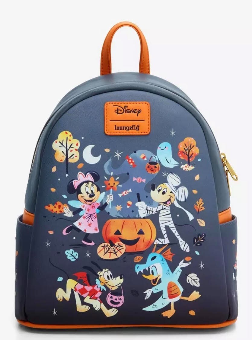 Loungefly Disney Halloween  Mickey and friends  Colorful Character Backpack Loungefly Disney Mickey Mouse & Friends Halloween Glow-In  main image 3