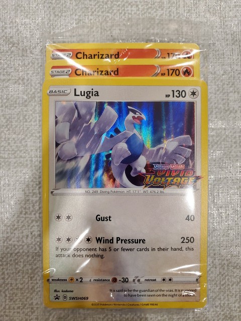 PSA 10 Pokemon Vivid Voltage Prerelease Shining LUGIA Stamped Holo