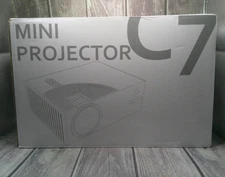 C7 Wireless Mini Projector, Black
