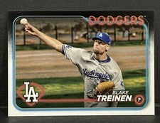 2024 Topps Update Baseball MLB Dodgers Blake Treinen Golden Mirror SSP