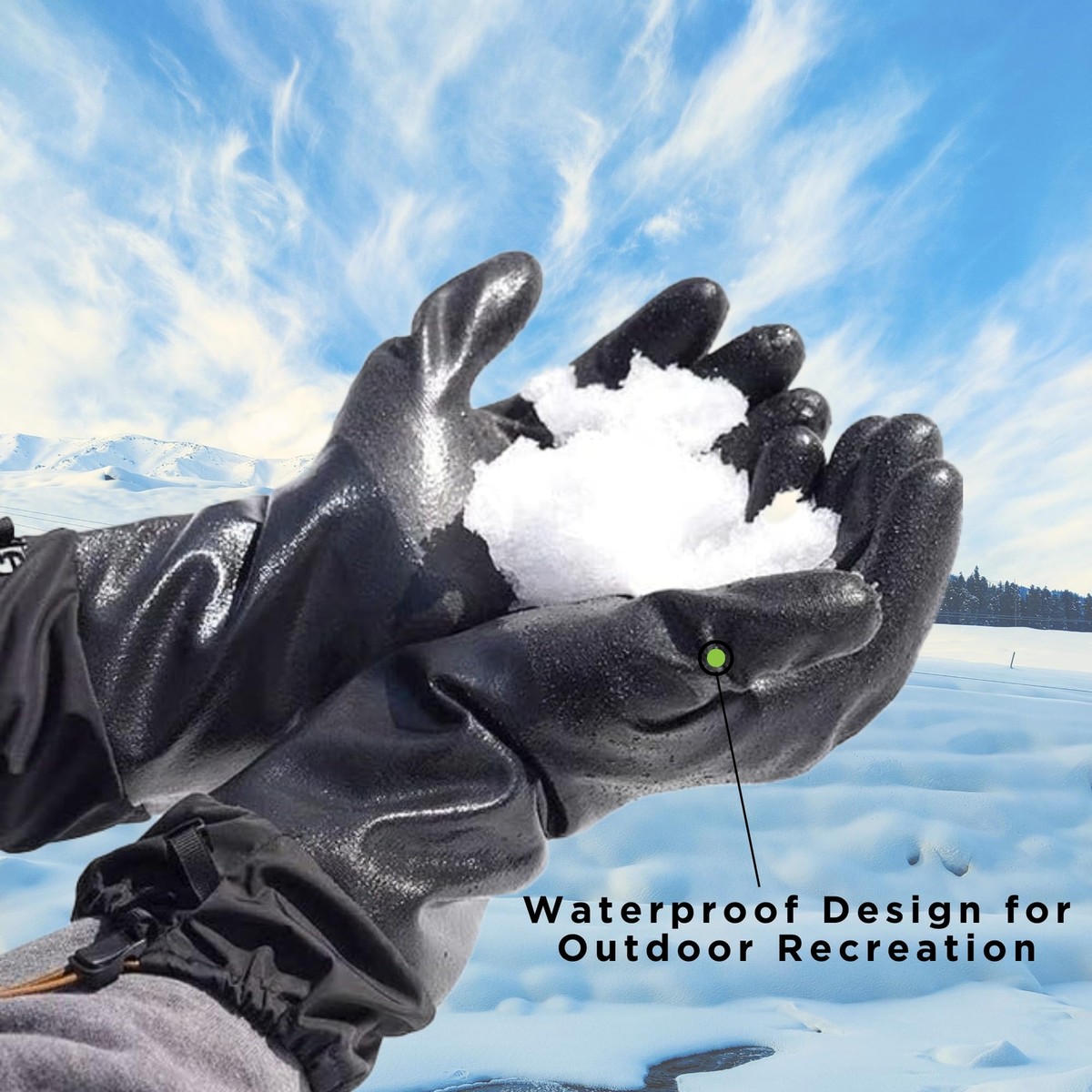 282-02 Waterproof Breathable Insulated Winter/Ski/Ice Glove with