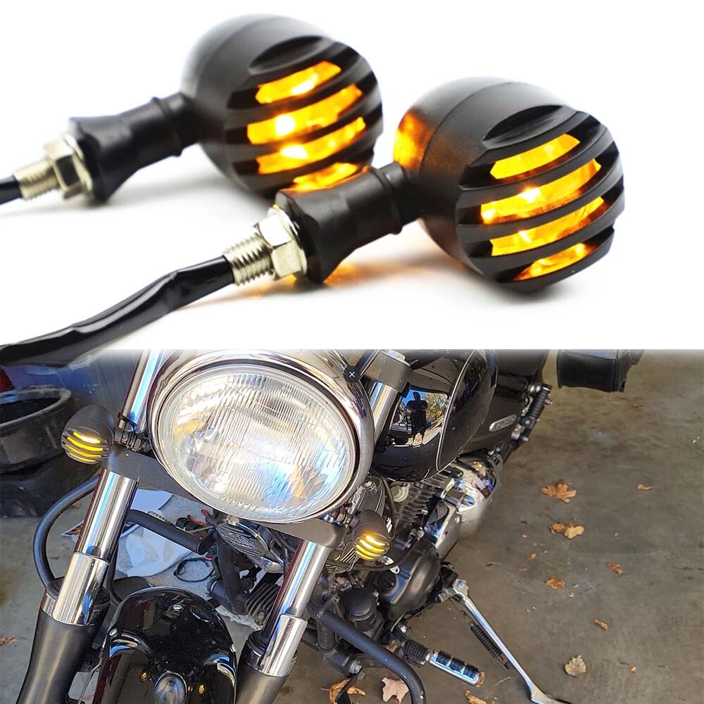 Motorcycle LED Turn Signal Indicator Light For Suzuki Intruder