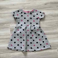 Gymboree quilted Polka dot dress size 6