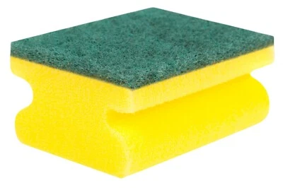 DLUX 32 Handgrip Sponge SCOURERS Washing up Scrubber Dish Cleaning Scourer Long Last