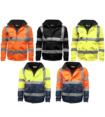 Bomberjacke Herren High Vis Security Workwear