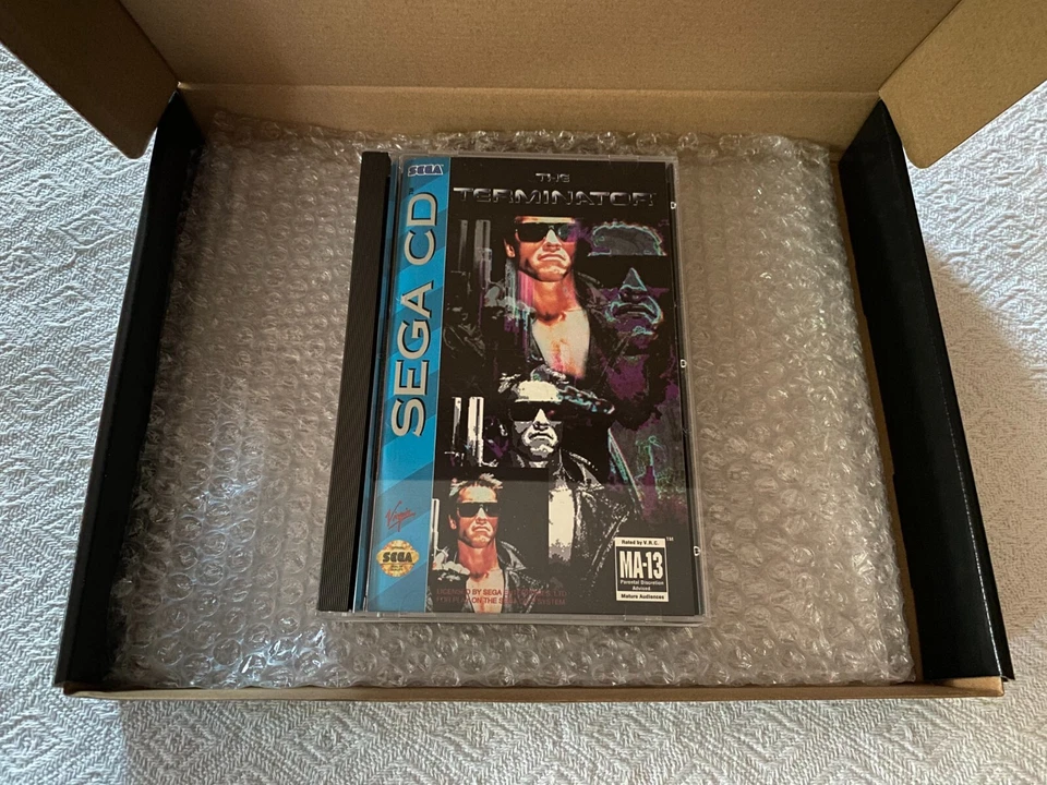 The Terminator Sega CD - NTSC-U/C USA VGC CIB with Reg - Tracked - Image 2 of 4