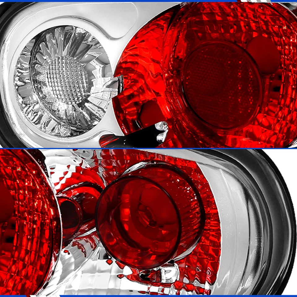 1990-1997 Mazda MX-5 Miata NA Roadster conjunto de lanternas traseiras cromadas - Imagem 3 de 4