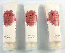 Tocca Cleopatra Crema Da Mano Hand Cream 1fl Oz/30ml, New, Sealed ~ Lot of 3