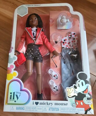 Disney ILY I love Mickey Mouse 11.5 doll new in box clothes outfits crocs Barbie