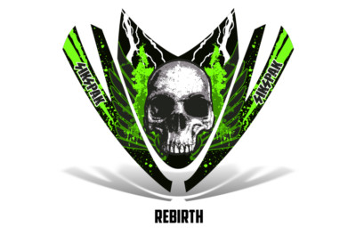 Sled Hood Graphic Decals Stickers For Arctic Cat M Series 2007-2011 RBRTH G