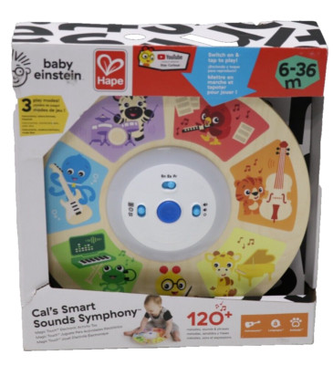 Baby Einstein Hape Cal's Smart Sounds Symphony Magic Touch in 3 Sprachen/EN/Fr/S