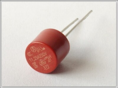 50 x Littelfuse Sicherung 1,25 Ampere 250 Volt Serie 372 radial bleifrei JET-50